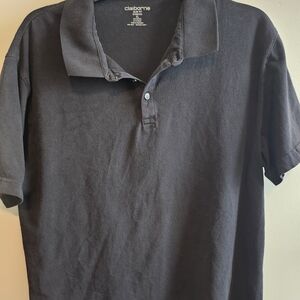 Claiborne Men's Black Polo Shirt